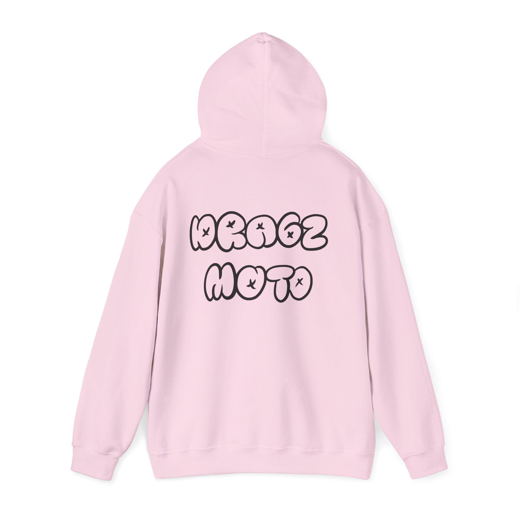 Dragz Moto Double lettering hoodie black font