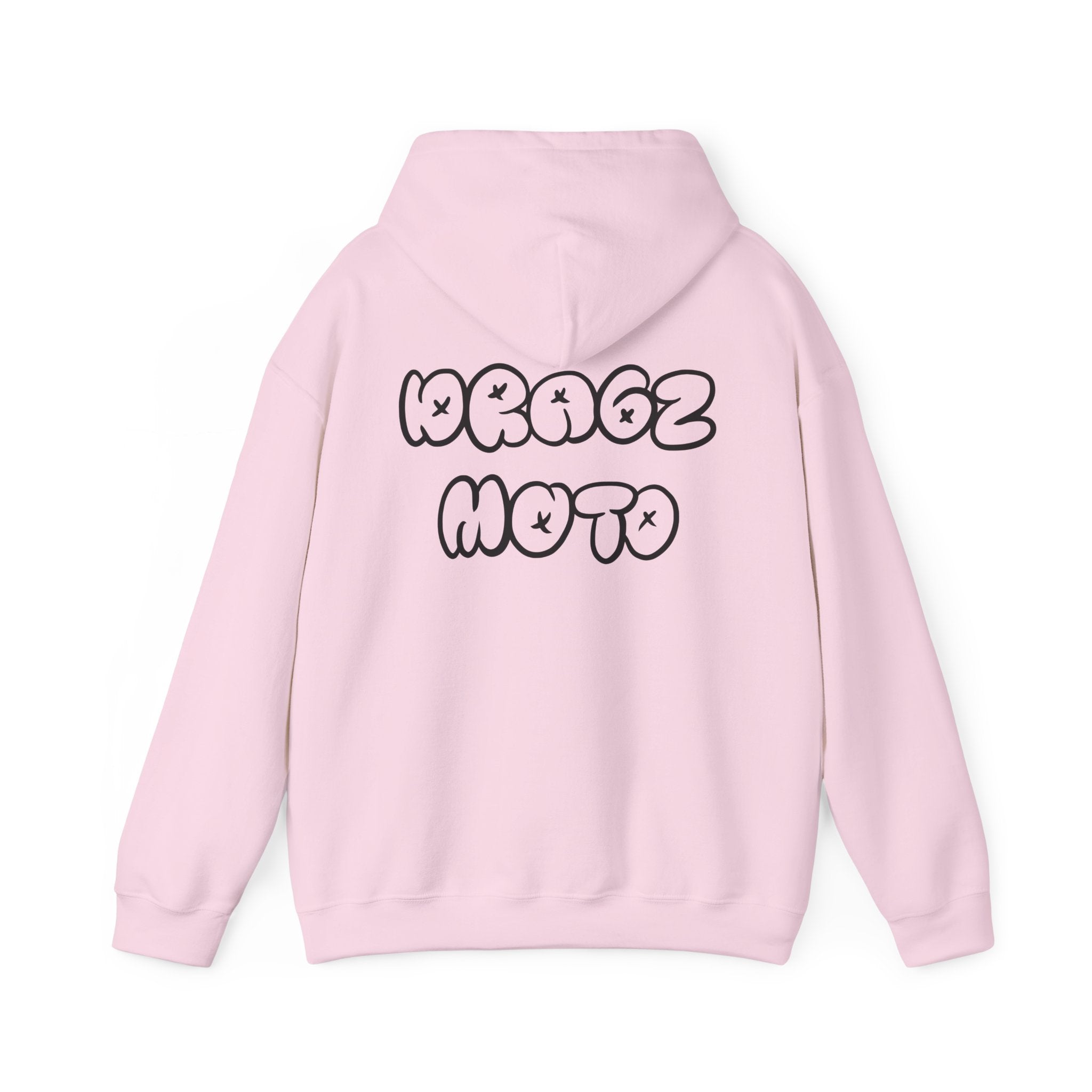 Dragz Moto Double lettering hoodie black font