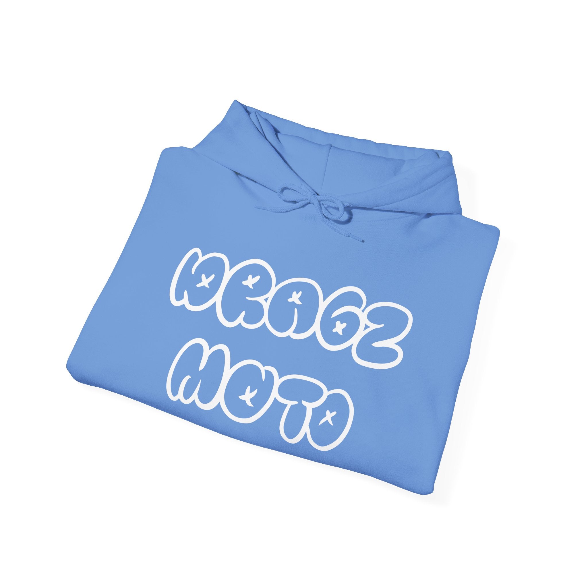 Dragz Moto Double lettering hoodie white font