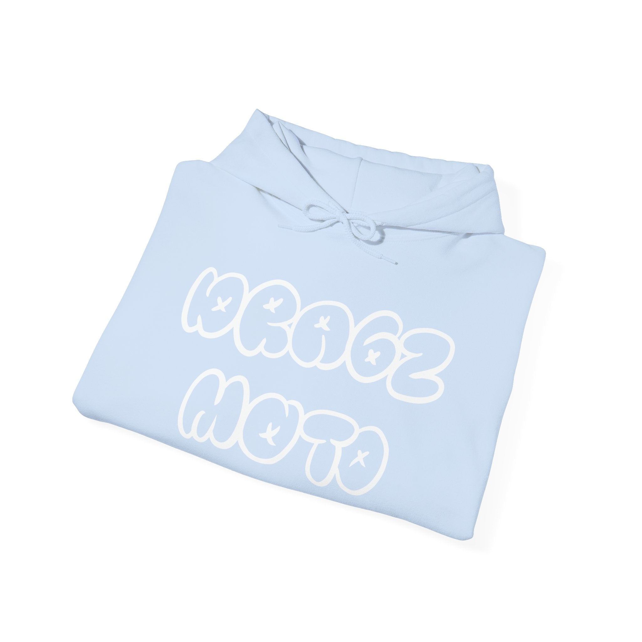 Copy of Dragz Moto hoodie white font one sided lettering
