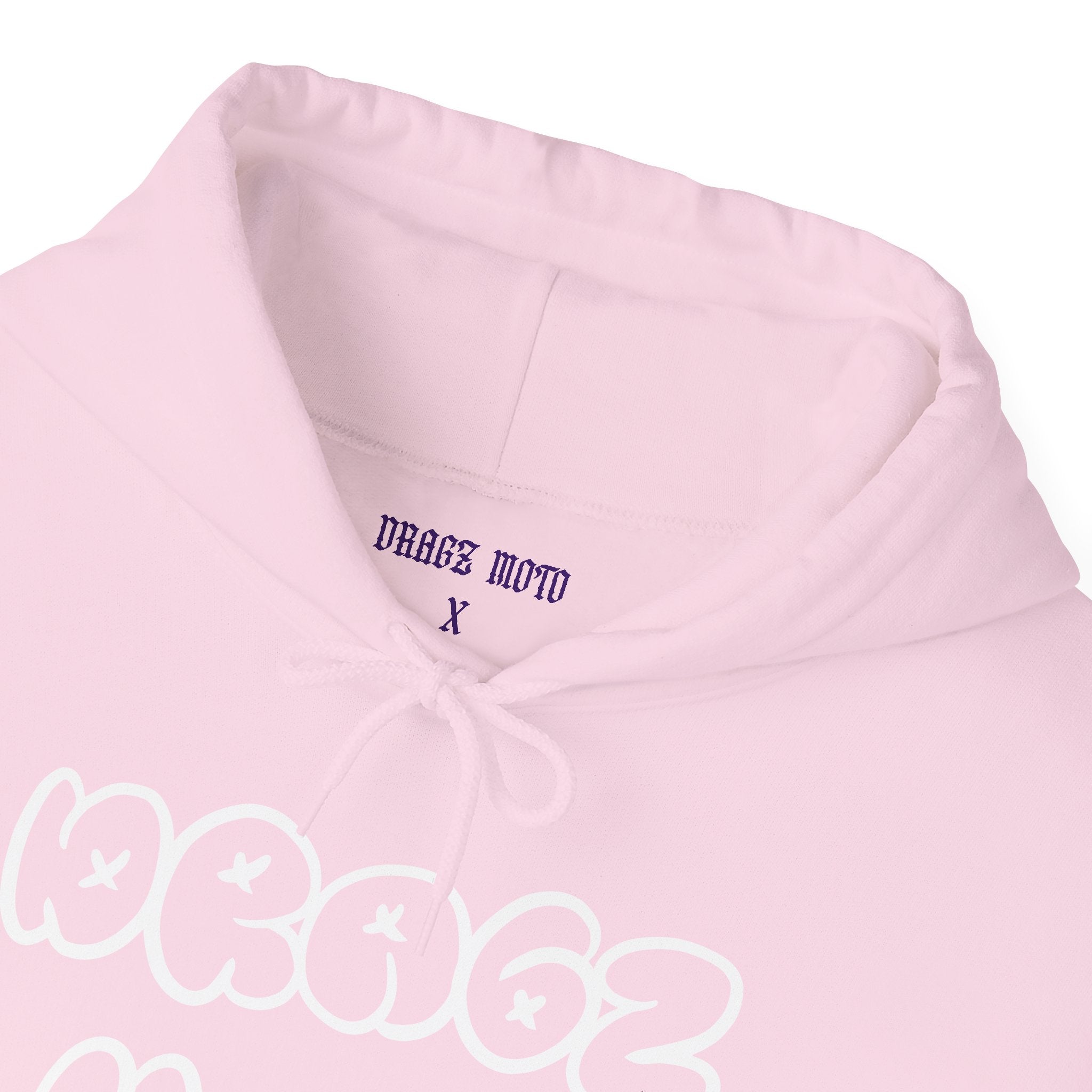 LIMITED EDITION SQUEEZE DART X DRAGZ MOTO HOODIE Double lettering